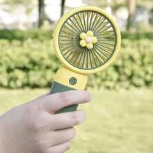 Portable And Miniature USB Fan For Summer, Multifunctional And Adorable For A Cool Season - Green - View 10