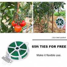 HOPELF 50 Pack 16" Bamboo Plant Stakes For Wood Garden Sticks,Wooden Indoor Gardening Floral Potted Plant Support,Crafts, More Size Choices 8"/12"/16" - Bamboo - View 8