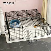 DIY Rabbit Cage, Small Animal Cage, Dog Fence, Self-Assembly, Kitten Cage, Small Pet Activity Fence - Assembled Version - View 2