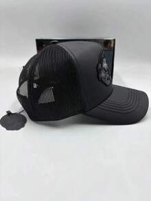 Gorra Dandy Hats Yo No Pesco Piel Negro Un Lisa Sin Chip - Multicolor - Ver 7
