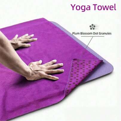 Non Slip Soft Yoga Towel Highly Absorbent Fitness Towel Set For Women And Men Portable Sports Sweat Towel For Yoga Studios Outdoor Office Bedroom Living Room Camping Exercise Towel Holiday Essential Pilates Equipmen Gym Accessories Summer Camping Essentials Beach Hiking Gym Sets Squishy