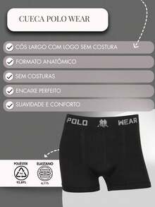 Set Of 8 Men's Boxer Briefs, Original Polo Wear, Adult Men's Premium Quality - 品種一 - 查看 7