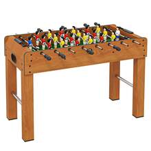 HOMCOM Mesa de futbolín - Amarillo Mostaza - Ver 10