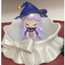 3D打印白色蝴蝶结首饰托盘兼笔筒 | 可爱美观的桌面收纳盒，可放置戒指、钥匙、小饰品、化妆工具和摆件 - 乳白色 - 查看 6