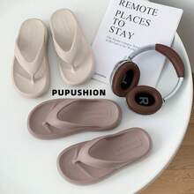 2026 New Fashion Flip Flops, Summer Outdoor Slippers, Couples Sandals, Women Beach Slippers, Thick Non-Slip Bathroom Slippers - Women's Slippers - View 3