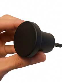 Round Adnet Handle Mirror For Wall Decoration In Living Room, Office, Bathroom, Bedroom - 40x40厘米 - 查看 6