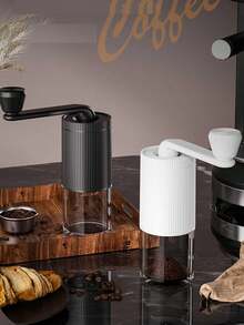 Manual Coffee Grinder, Portable Hand Crank Coffee Bean Mill, Hand Operated Coffee Grinder - Multicolor - View 1