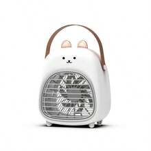 New Cartoon Spray Air Cooler Household Bedroom DesktopUSBPortable Mini Cooling Spray Fan - verde - Visão 5