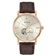Bulova Men's Classic Brown Dial Watch - 97A150 - Brown - View 2