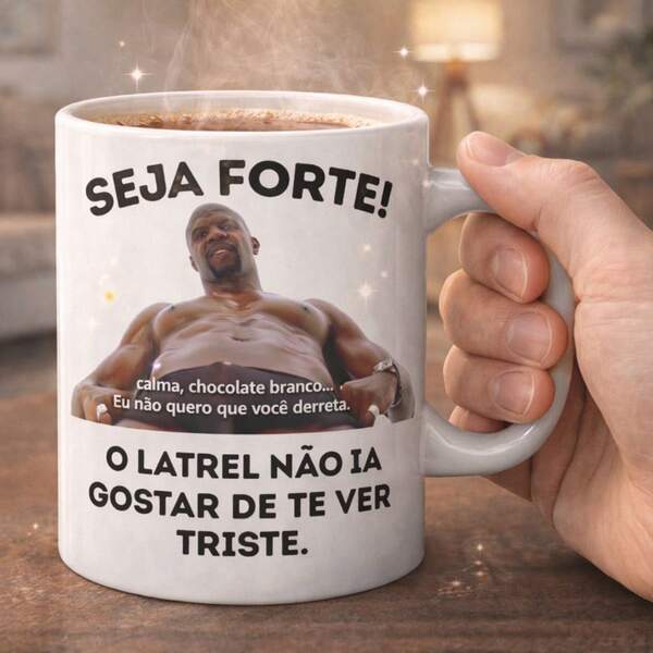 Caneca Personalizada Latrel Seja Forte Presente Engraçado