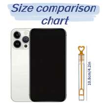 48/60支金色心形泡泡棒（不含泡泡液），迷你泡泡棒，适用于婚礼、情人节、庆典、派对、周年纪念日和生日，12/24/48/60支装 - 彩色 - 查看 10