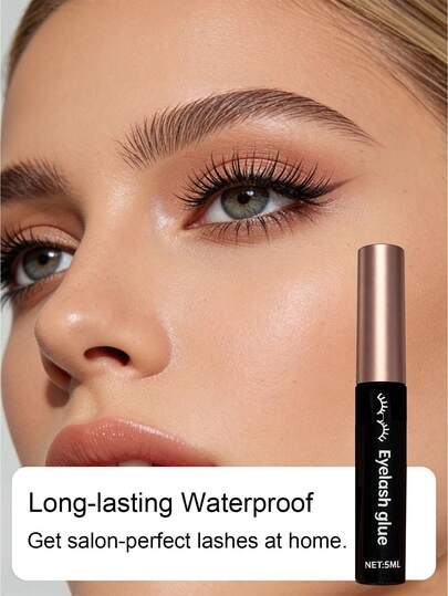 5ml Eyelash Glue, Super Strong Waterproof, Latex-Free, Strong Hold, Adhesive For Eyelash Extensions, Perfect For Beginners & Makeup Valentine's Day, Easter