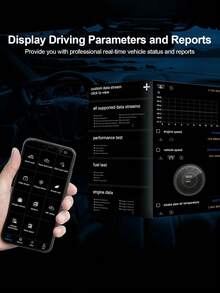 OBD2蓝牙诊断工具和扫描仪 - 高级OBD2汽车和摩托车诊断仪，支持40,000+故障码，兼容、安卓系统以及1996年及之后生产的所有车辆。 - A - 查看 5