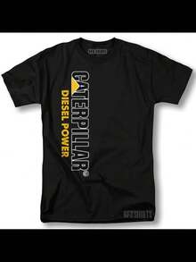 Caterpillar Shirt CAT Logo Escavator Tractor Equipment Work T-Shirt (1) - màu đen - Xem 1