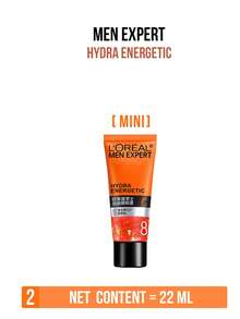 L’Oreal Paris مرطب مغذي متعدد الوظائف للرجال 8 في 1، 22/50 مل، يرطب ويجدد البشرة فوراً، يخفف التعب ويضيء البشرة الباهتة، مع نياسيناميد وفيتامينات ومركب الكافيين، رعاية بشرة مثالية لمكافحة الشيخوخة للرجال، يترك البشرة ناعمة وحكيمة، مناسب للاستخدام اليومي والسفر - لوشن منشط ومنشط للرجال - مشاهدة 10