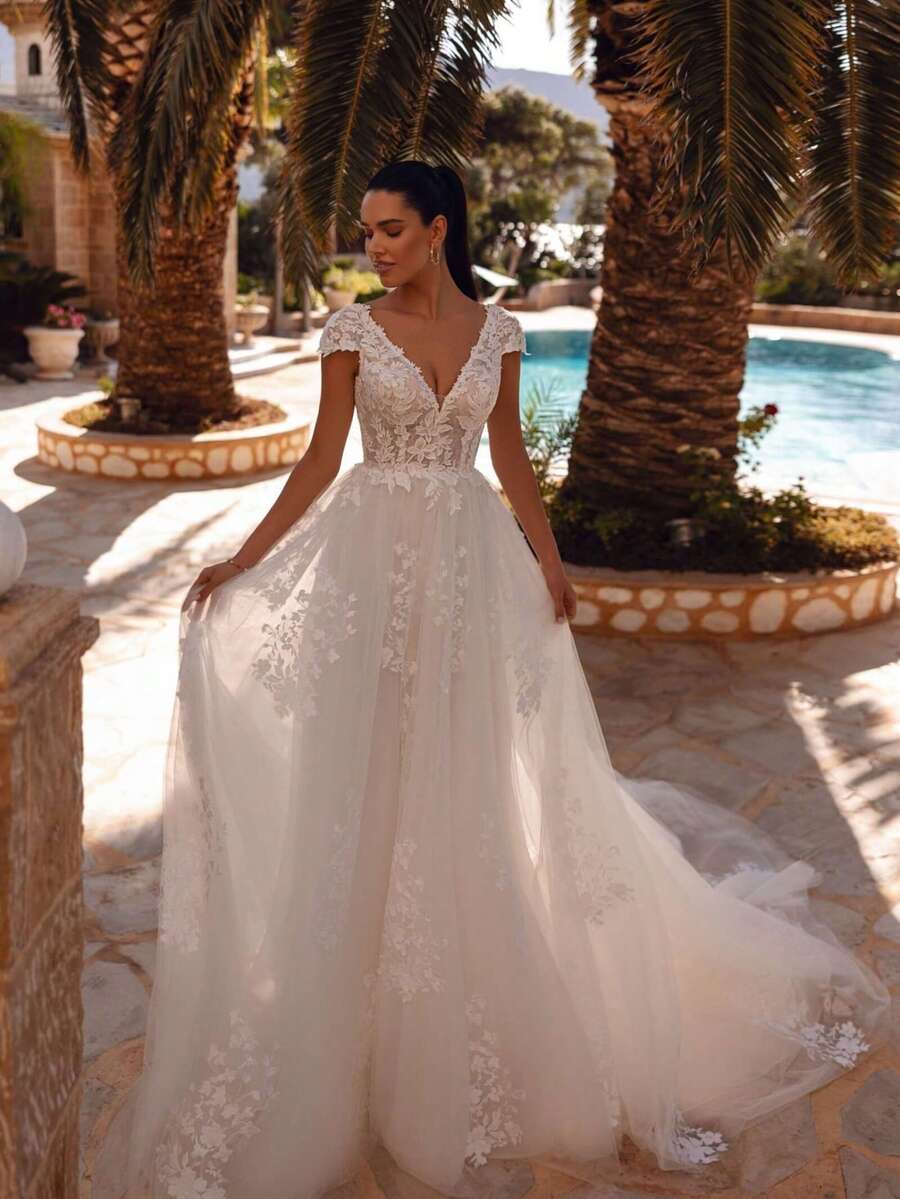 Wedding Dresses - White - View 1