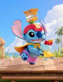 Miniso Stitch Cute Cosplay Series Blind Box Action Figure, Lilo & Stitch Collectible Decor Gift - Multicolor - View 10