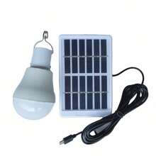 Foco Solar Lampara Larga Duracion Exteriores - Blanco - Ver 4