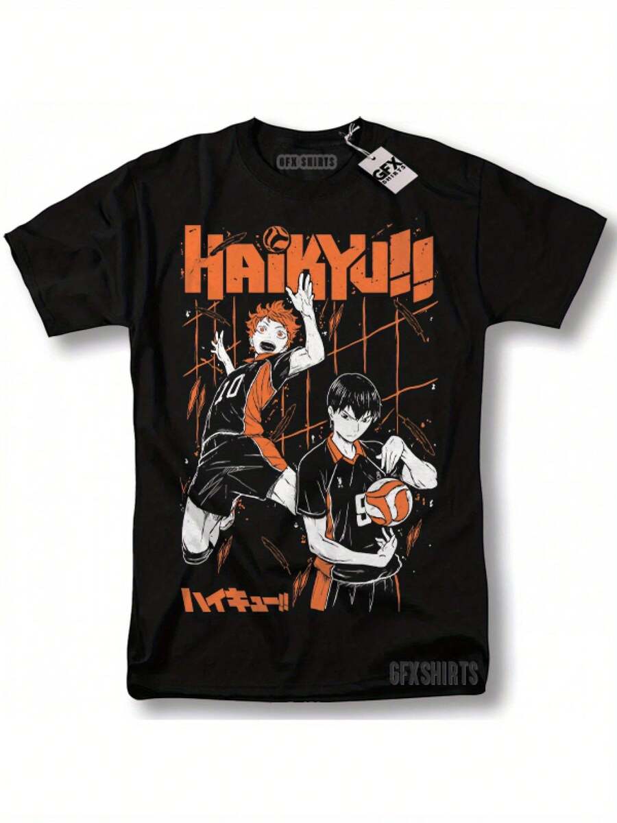 Men Outdoor Tees & Tanks - Black - View 1