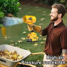 Cordless Turbo Jet Blower W/ Nozzles & Storage Box: Jet Air Dryer, High-Pressure Blower, Car Dryer, Handheld Snow Blower & Leaf Blower  Perfect For Home/Outdoor & Gifts (Birthday, Christmas, Valentine's Day, Mardi Gras, Easter) - 美規A型插(110-127V) - 查看 2