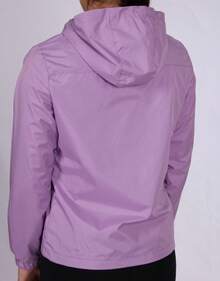 Women's 100% Lined And Waterproof Windbreaker Running/Gym Jacket - Màu đỏ tím - Xem 3