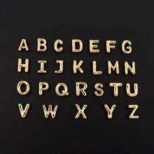 2pcs Set New Oversized Bubble Letter Gold Stainless Steel Multi-Layer Necklace For Women - Golden Bubbles - View 4