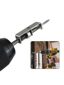 1pc Screwdriver Bit With Spring Clip Holder, Spring Loaded Clip To Prevent Dropping, Designed For One-Handed Operation - Multicolor - View 2
