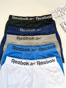 Set Of 3 Men's Boxer Briefs, Original Reebok Microfiber Polyester, Seamless, Maximum Comfort, Adult Lingerie, On - 彩色 - 查看 1