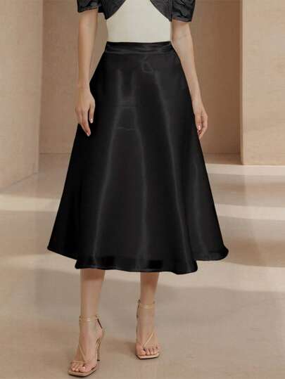 Modern Filipino Women Elegant Skirt