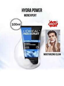 歐萊雅男士水能潤澤雙效潔顏膏