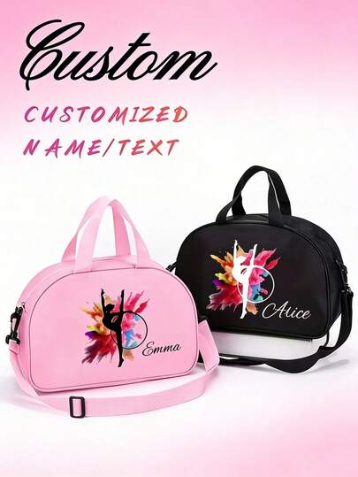 This Semi-Circular Sports And Dance Handbag Can Be Customized With Your Personal Name Or Holiday Greetings. It Features An Adjustable Shoulder Strap And A Fashionable Casual Design, Printed With An Elegant Volleyball Pattern. This Is A Multi-Functional, Decorative, Stylish, Colorful, And Charming Perfect Gift.