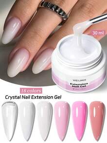 XEIJAYI 150g大容量延展凝膠 UV固化免紙快乾水晶凝膠 - 彩色 - 查看 28