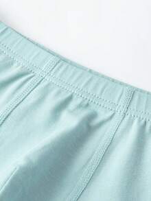 mini bala 3 chiếc quần lót bé trai, chất liệu cotton mềm mại, thoải mái, co giãn, thoáng khí, kiểu quần boxer cho trẻ em. - tông màu vàng xanh - Xem 5
