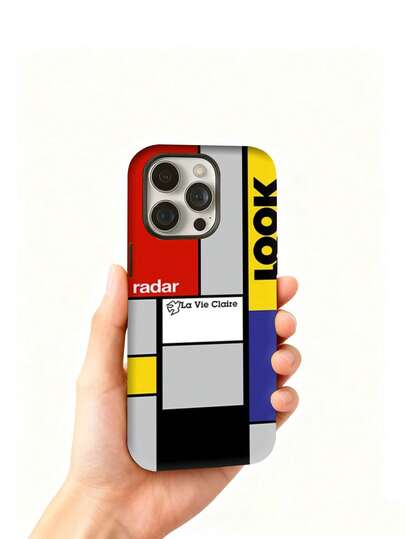 Fashion Phone Case - Suitable Compatible With Apple 11, 15 Series, 14, 13, 16PM, 17 Series, Heart Pattern Phone Case | Layout Phone Case Aesthetic | Street Style Phone Case | Shock-Proof Protection | Gift For Girls