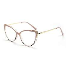 1pc Fashion Cat-Eye Reading Glasses For Women, High-Quality Spring Hinged Metal Frame With Leopard Print Pattern, Elegant & Stylish Daily Essential Readers - Pink Leopard - View 12