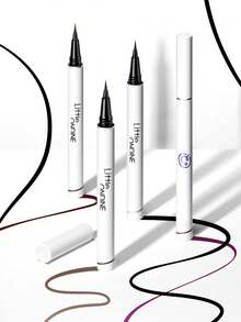 Little Ondine 2-In-1 Liquid Eyeliner Pen, 02 Brown Color, Smooth Formula, Quick Dry & Smudge-Proof, Dual-Tip Fine Applicator, Waterproof & Long-Lasting, Ideal For Christmas Stage Makeup, Suitable For Sensitive Eyes, Easy To Remove, Pocket-Sized, 0.5ml/0.02fl Oz - 02 - View 9