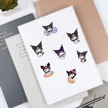 Sanrio 60PCS Cute Cartoon Kuromi Graffiti Stickers For Bicycle Hand Account Pencil Case Decals - A-60PCS - View 7