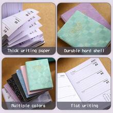 2026 A7 Agenda Book Mini Appointment Book Portable Diary Weekly Planner Notebooks To Do List English Notepad With Calendar - Multicolor - View 11
