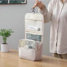 防水化妆包，高品质女士旅行化妆品收纳袋，带挂钩，浴室收纳袋 - 查看 5
