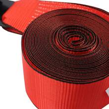 10 Pcs Red Winch Straps, Winch Straps 4" X 30' Red Heavy Duty Tie Down W/ Flat Hook, 4 Inch Cargo Control For Flatbed Truck Utility Trailer - A - View 9