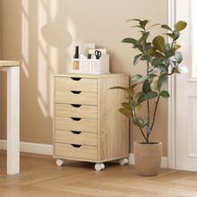 HOMCOM Filing Cabinets - Oak - View 9