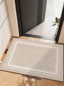 Thảm trải sàn màu be tối giản với họa tiết kẻ sọc, được làm từ chất liệu mềm mại và thoải mái, dễ vệ sinh, có thiết kế chống trơn trượt, thích hợp để trang trí phòng khách, phòng ngủ, phòng tắm, nhà bếp, phòng ăn, văn phòng và các dịp lễ hội. - Màu be - Xem 5