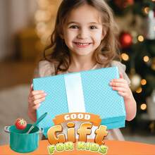 KOPPOP Kitchen Play Accessories, Interactive Playset, Pretend Cooking Set With Pots, Pans, Utensils & Cookware For Creative Fun - Green - View 6