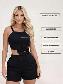 Women Jumpsuits - Black - View 6