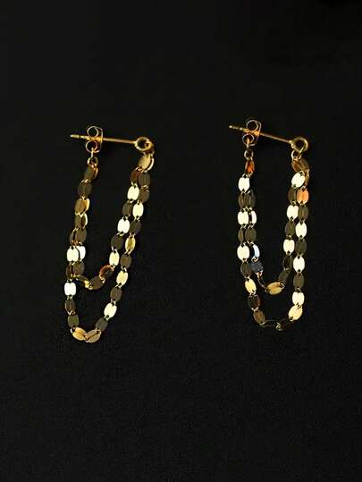 1 Pair Teen Charm Drop Earrings For Girls For Daily Decoration For Party Jewelry Birthday Gift