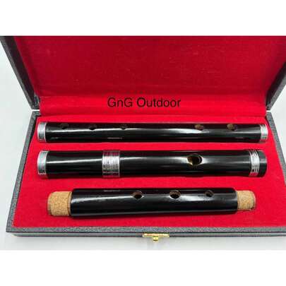 Irish D Flute Student Level Rosewood 4 Parts 26" Free Hard Case Handmade Flute