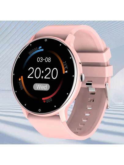 LIGE Unisex Smart Watch, Calorie Consumption Monitoring, Call Reminder, Waterproof Fitness Tracker, Heart Rate Monitoring, Blood Pressure Monitoring, Sleep Monitoring, Alarm, Message Reminder, Weather Forecast, Camera, Sedentary Reminder, Compatible With Android And IOS