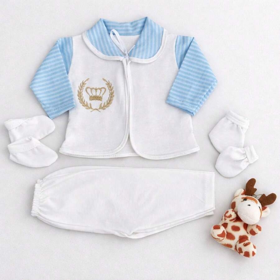 Baby Girls Sets - Màu xanh lam - Xem 1