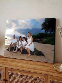 Large Customizable Photo Canvas Print With Framing - Suitable For Customized Images - Ideal For Family, Pets, Landscapes, Portraits - Perfect Indoor Decor | Elegant Renaissance Royal Art, Ideal Christmas Gift For Her, Solid Wood Framing, Suitable For Indoor And Outdoor Decoration - Multicolor - View 9