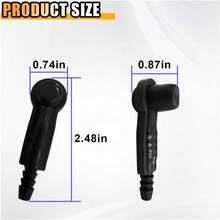 5PCS Car Oil Bleeder Pump Exchange Adapter, Brake Oil Changer Connectors, Brake Fluid Replace Tools, Quick Exchange Connector Suction Pipe Joint Accessories Car Truck Vehicles Black - Black - View 3